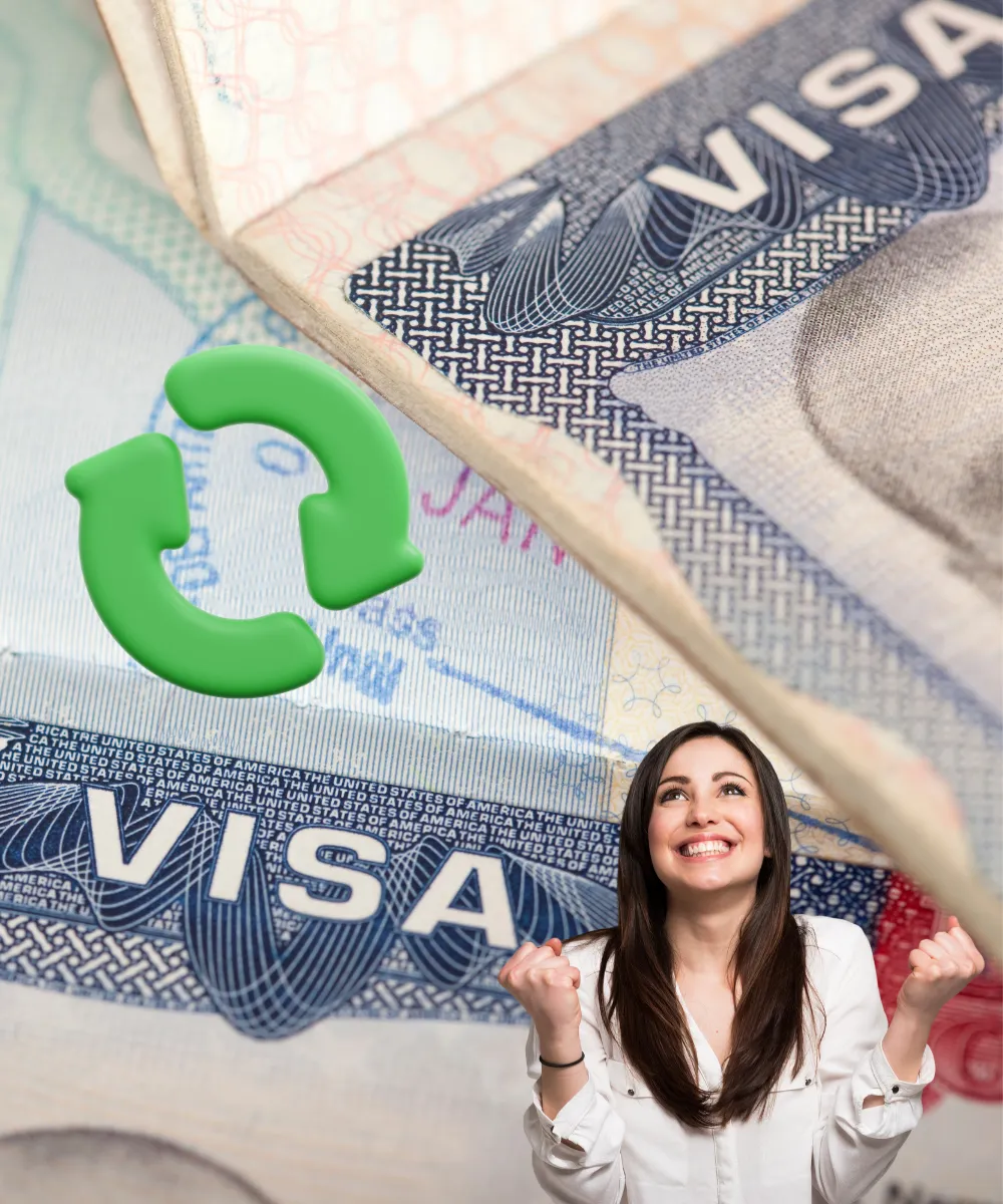 Imagem ilustrativa para o artigo Visto Americano Renovação da Genuína Conexão